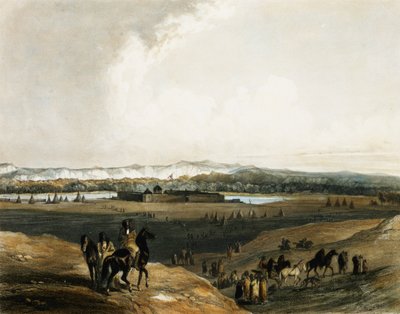 Fort Union on the Missouri, plate 28 from Volume 2 of 